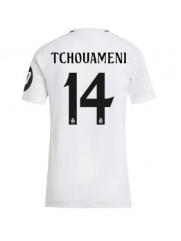 Real Madrid Aurelien Tchouameni #14 Heimtrikot für Frauen 2024-25 Kurzarm